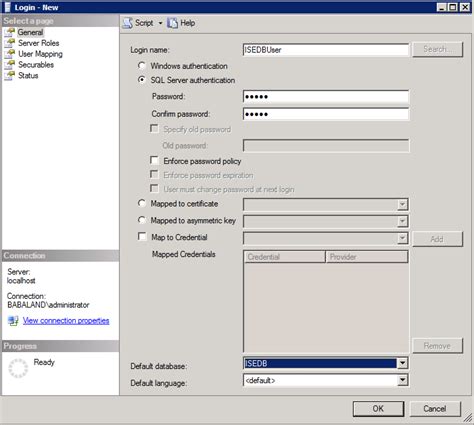 Configure ISE 2.1 with MS SQL using ODBC .